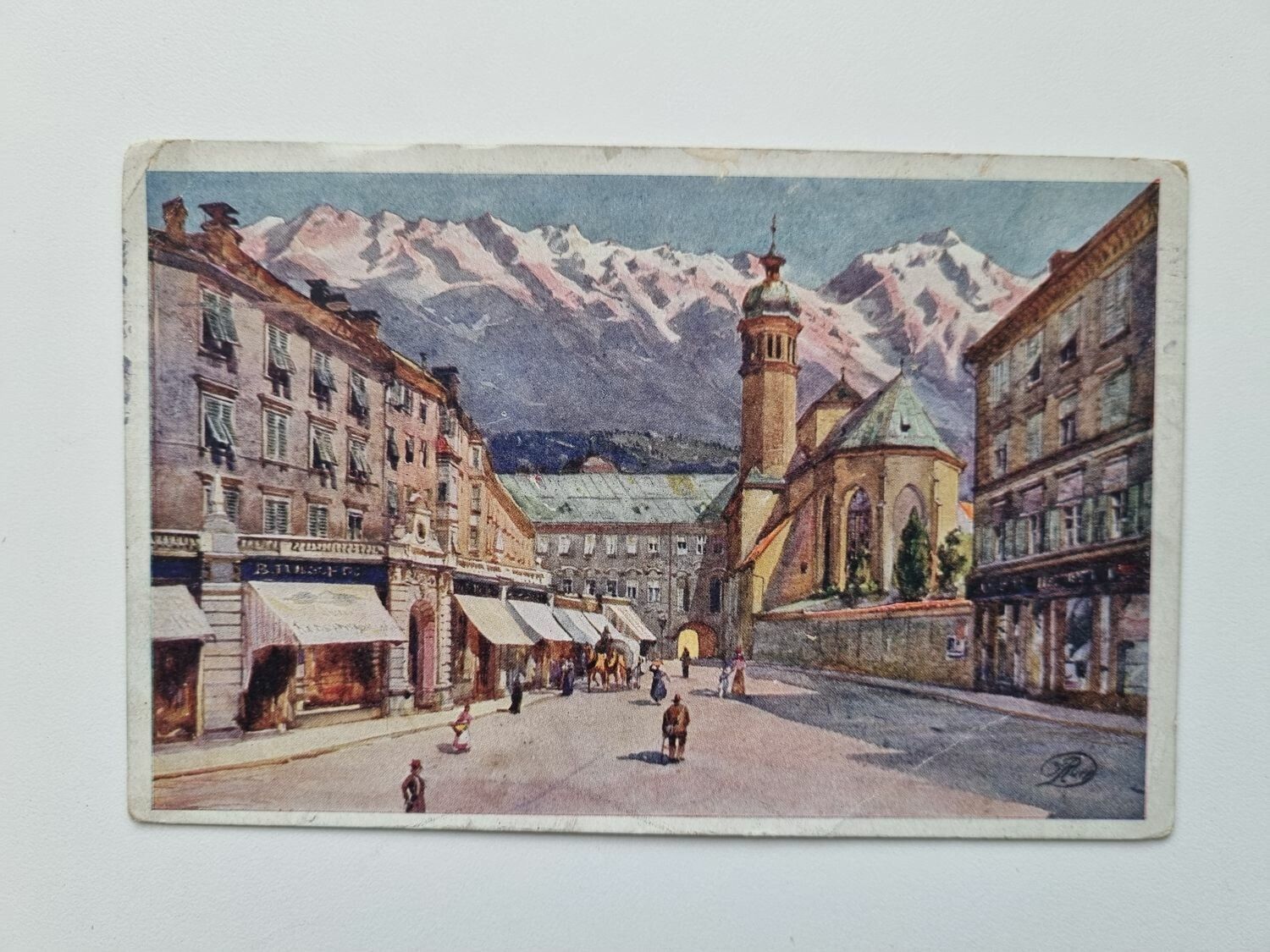 Vykort Burggraben Innsbruck