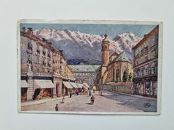 Vykort Burggraben Innsbruck