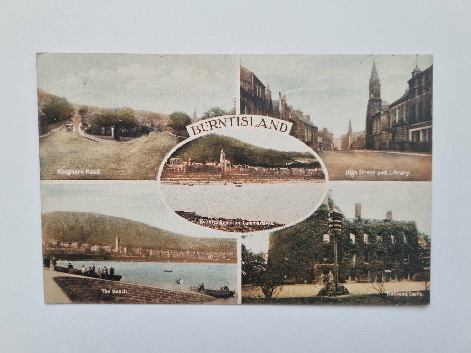 Vykort Burntisland, Scotland