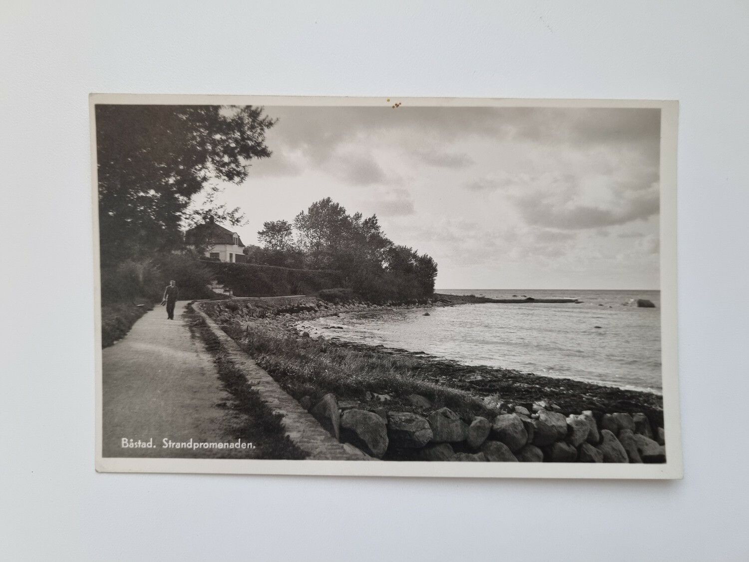 Vykort Båstad. Strandpromenaden