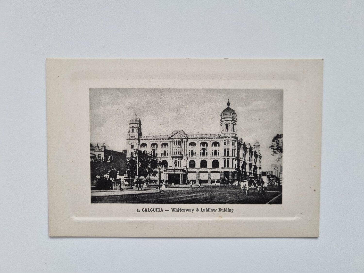 Vykort CALCUTTA Whiteaway & Laidlaw Bulding