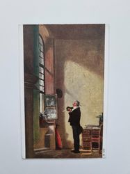 Vykort Carl Spitzweg Der Schreiber