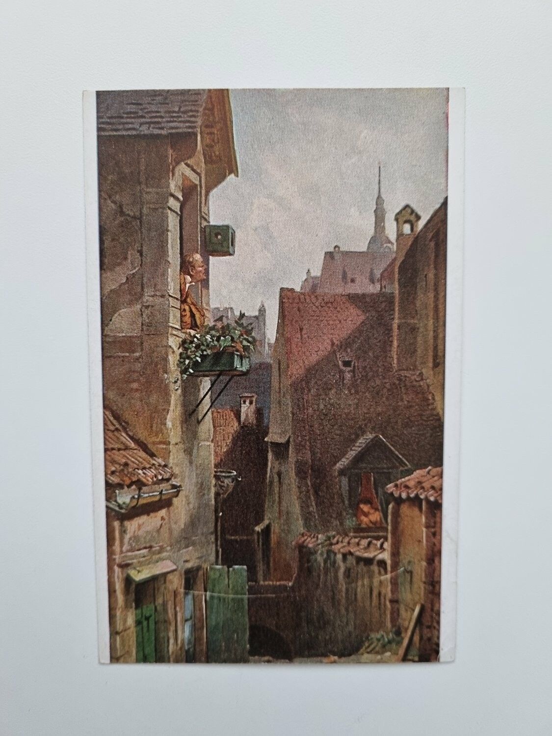 Vykort Carl Spitzweg Ein Hypochonder