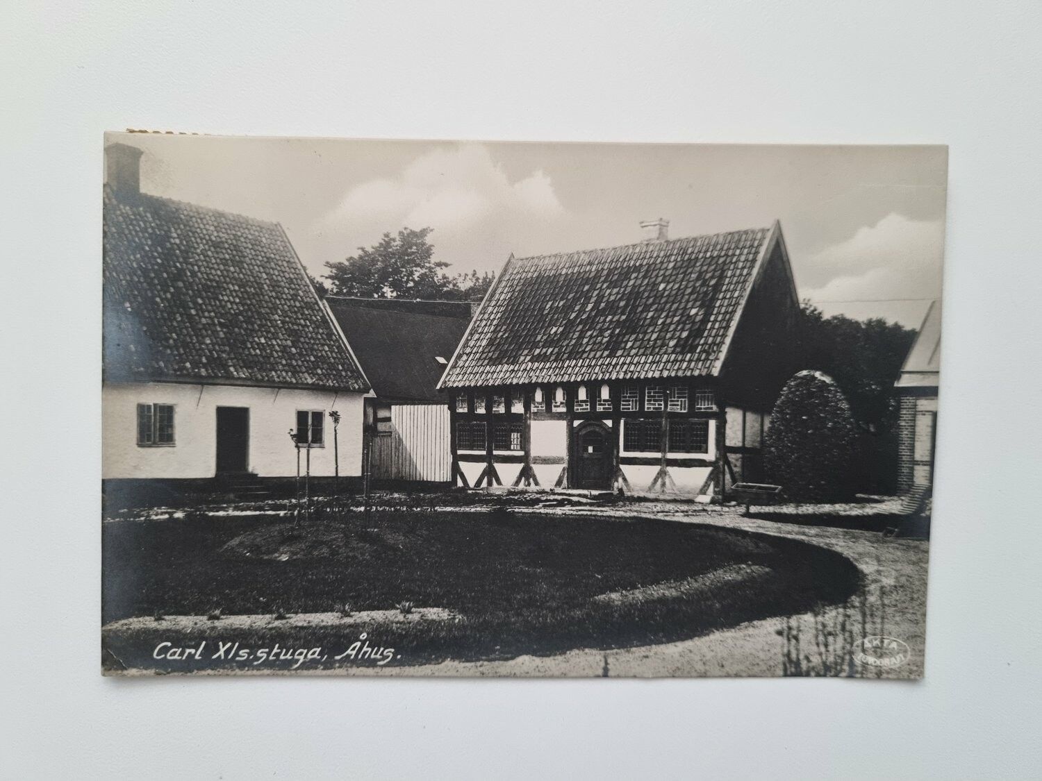 Vykort Carl XIs.stuga, Ahus