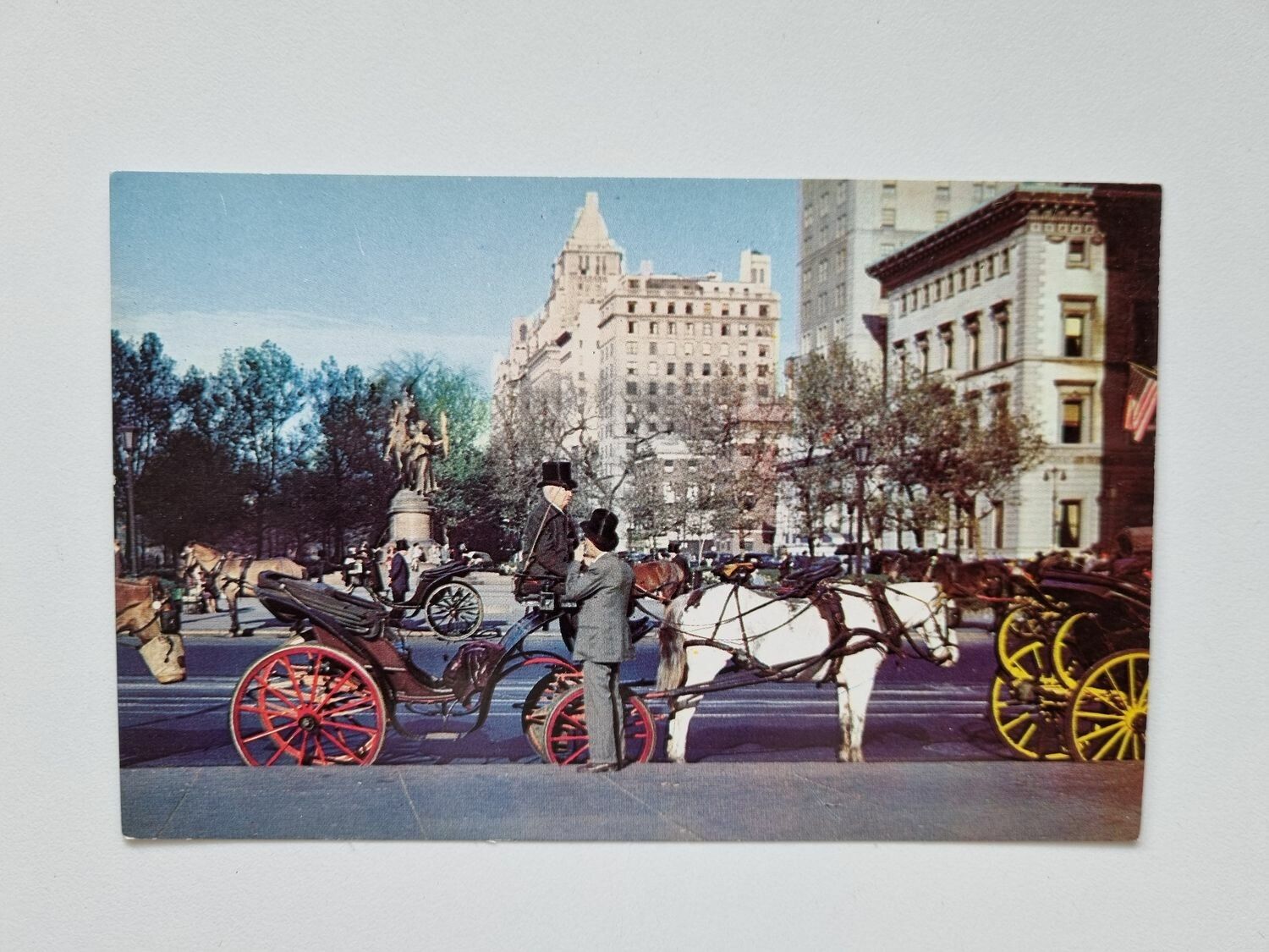 Vykort CARRIAGES ON 59TH STREET New York City
