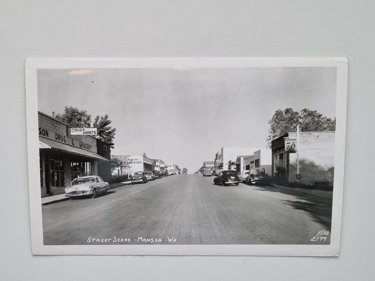 Vykort STREET SCENE-MANSON-WN 1959