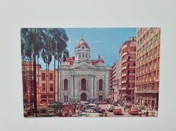 Vykort Caycedo Park and the Cathedral-Cali