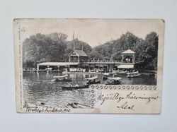 Vykort Central Park Boat House - 1902