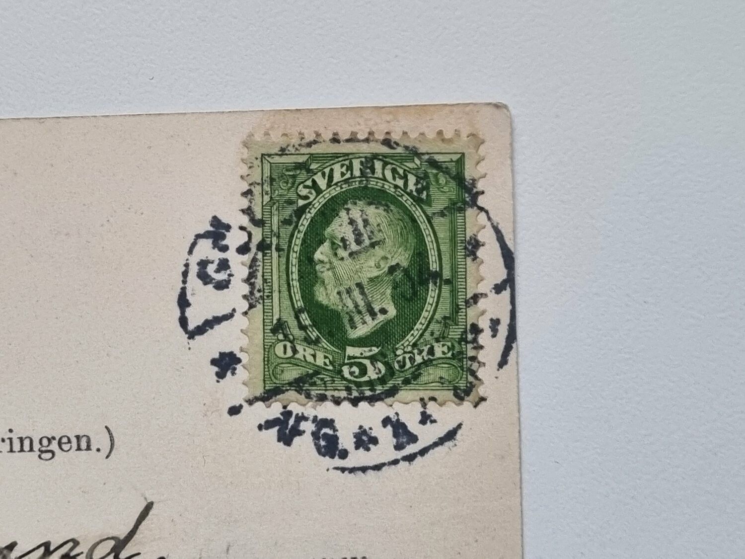 Vykort Chalmers Göteborg 1904