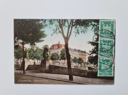 Vykort CHEMNITZ. Theaterplatz 1925