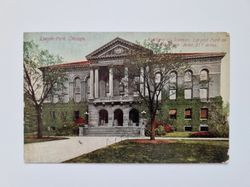 Vykort Chicago Academy of Sciences, 1912
