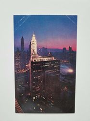 Vykort CHICAGO SKYLINE