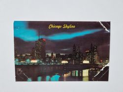 Vykort Chicago Skyline