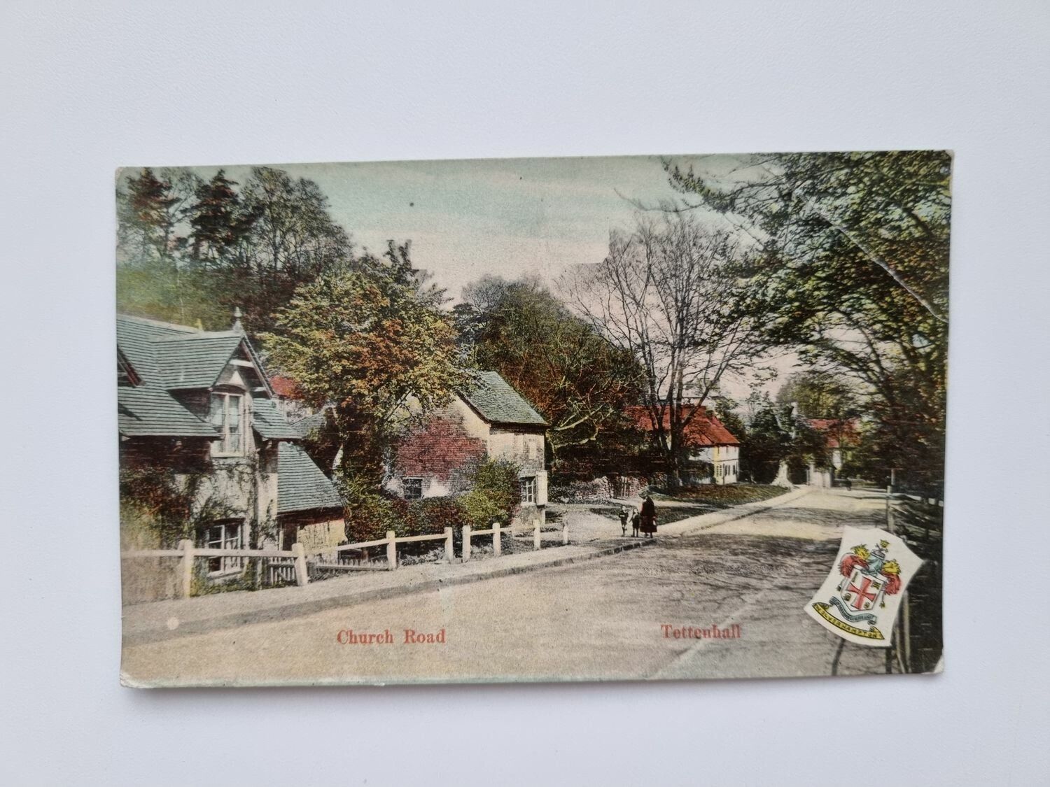 Vykort Church Road Tettenhall