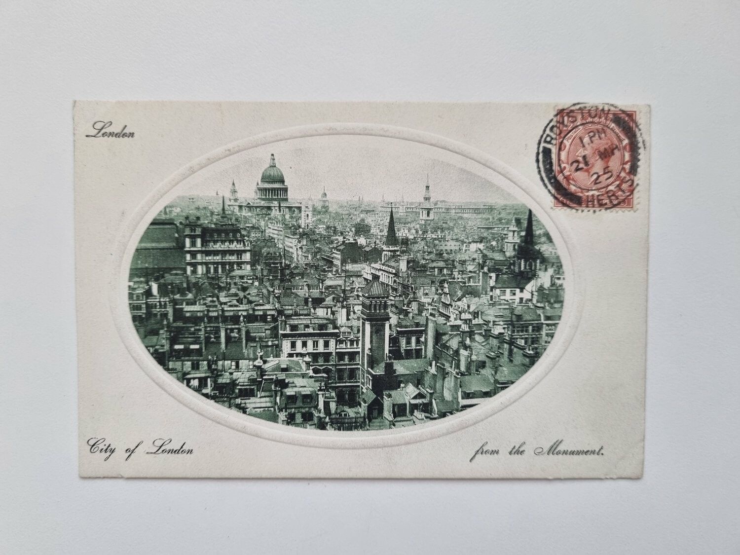 Vykort City of London, 1925