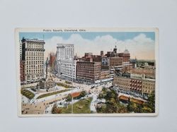 Vykort Cleveland Public Square