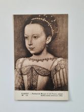 Vykort CLOUET. Portrait de Margues ite de France, enfant