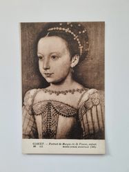 Vykort CLOUET. Portrait de Margues ite de France, enfant