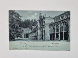 Vykort Colonnaden. Marienbad - 1900