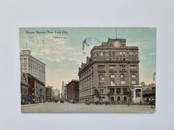 Vykort Cooper Square, New York City, 1915