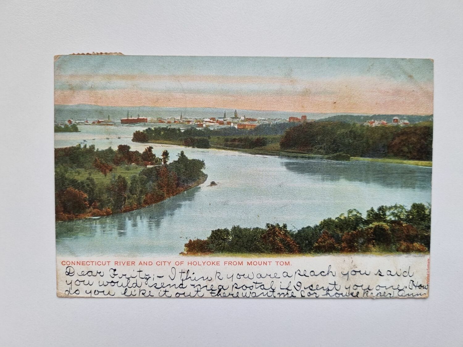 Vykort Connecticut River