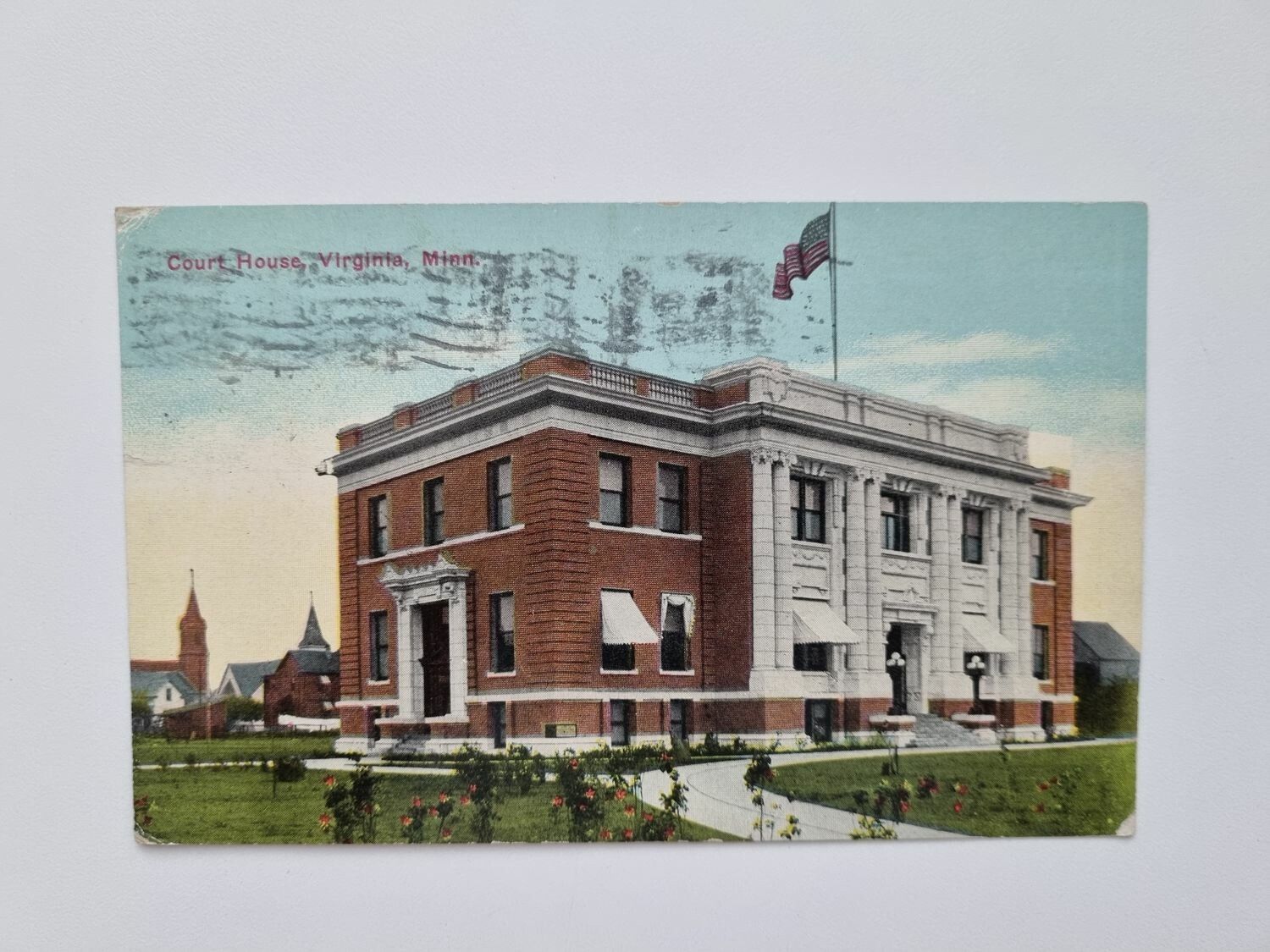 Vykort Courthouse, Virginia, Mn