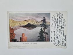 Vykort CRATER LAKE, OREGON 1907