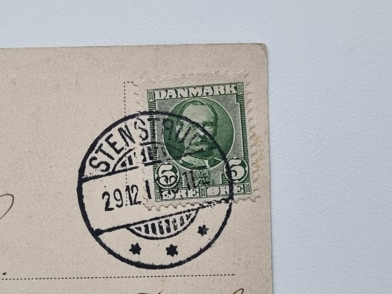 Vykort Danmark, Lögeskov Skole, 1911