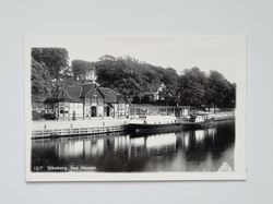 Vykort Danmark, Silkeborg. Ved Havnen