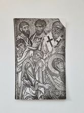 Vykort DAPHNI. LA DORMITION DE LA VIERGE