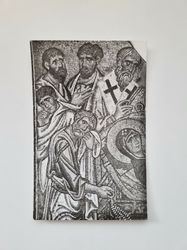 Vykort DAPHNI. LA DORMITION DE LA VIERGE