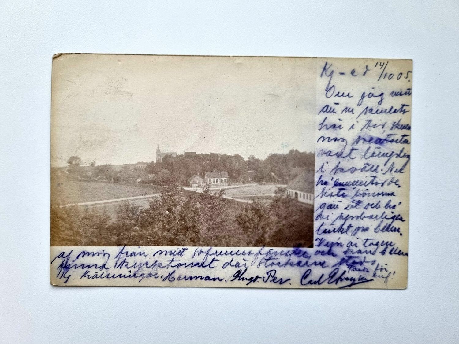 Vykort daterad 1905