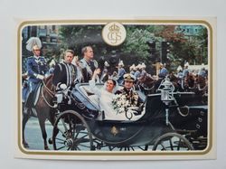 Vykort DD.MM. Konung Carl XVI Gustaf och Drottning Silvia.