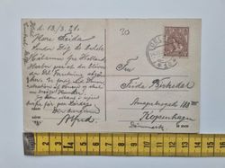 Vykort Delft Kanaalweg, Holland 1921