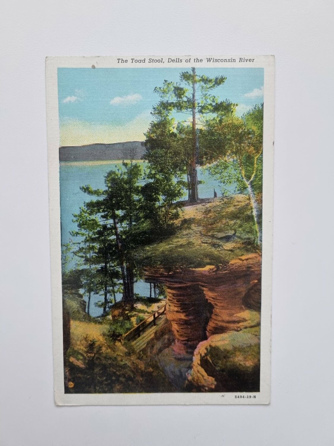 Vykort Dells of the Wisconsin River