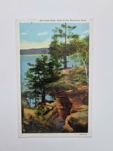 Vykort Dells of the Wisconsin River