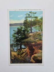 Vykort Dells of the Wisconsin River