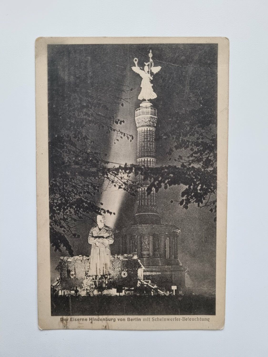 Vykort Der Eiserne Hindenburg von Berlin 1921