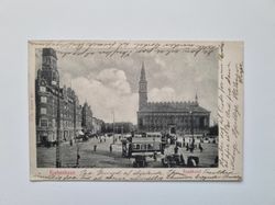 Vykort Kjøbenhavn Raadhuset, 1904