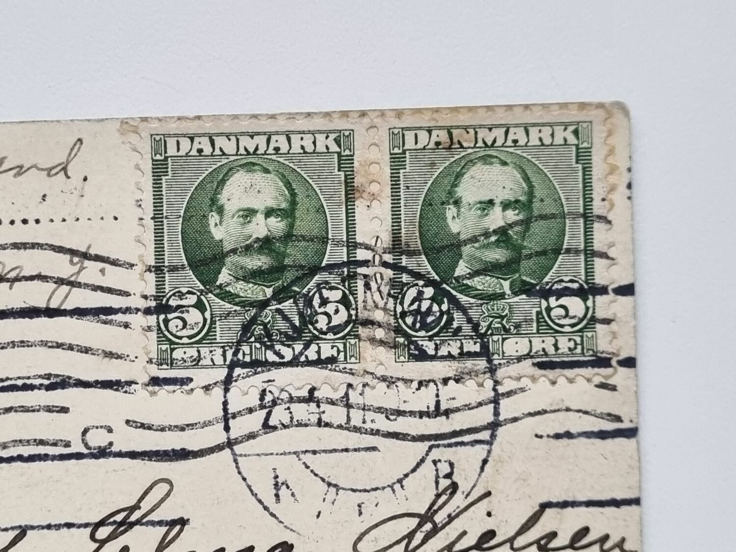 Vykort Denmark, Bernstorff Slot 1911