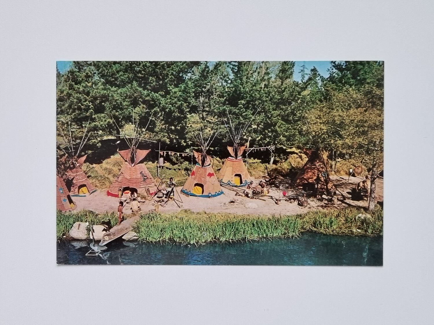 Vykort Disneyland, Peaceful Indian Village