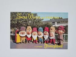 Vykort Disneyland, Snow White and the Seven Dwarfs