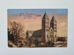 Vykort Domkyrkan Lund, 1906