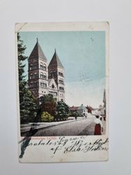 Vykort Domkyrkan. LUND 1905