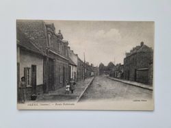 Vykort DRENIL (Somme). Route Nationale