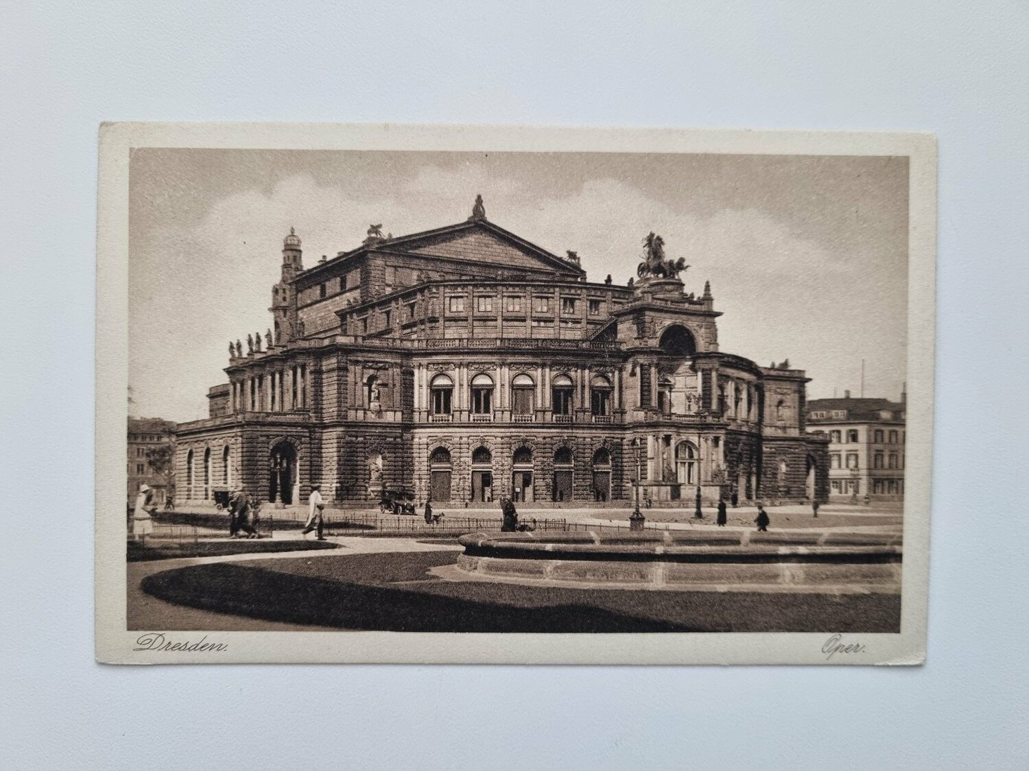Vykort Dresden Oper