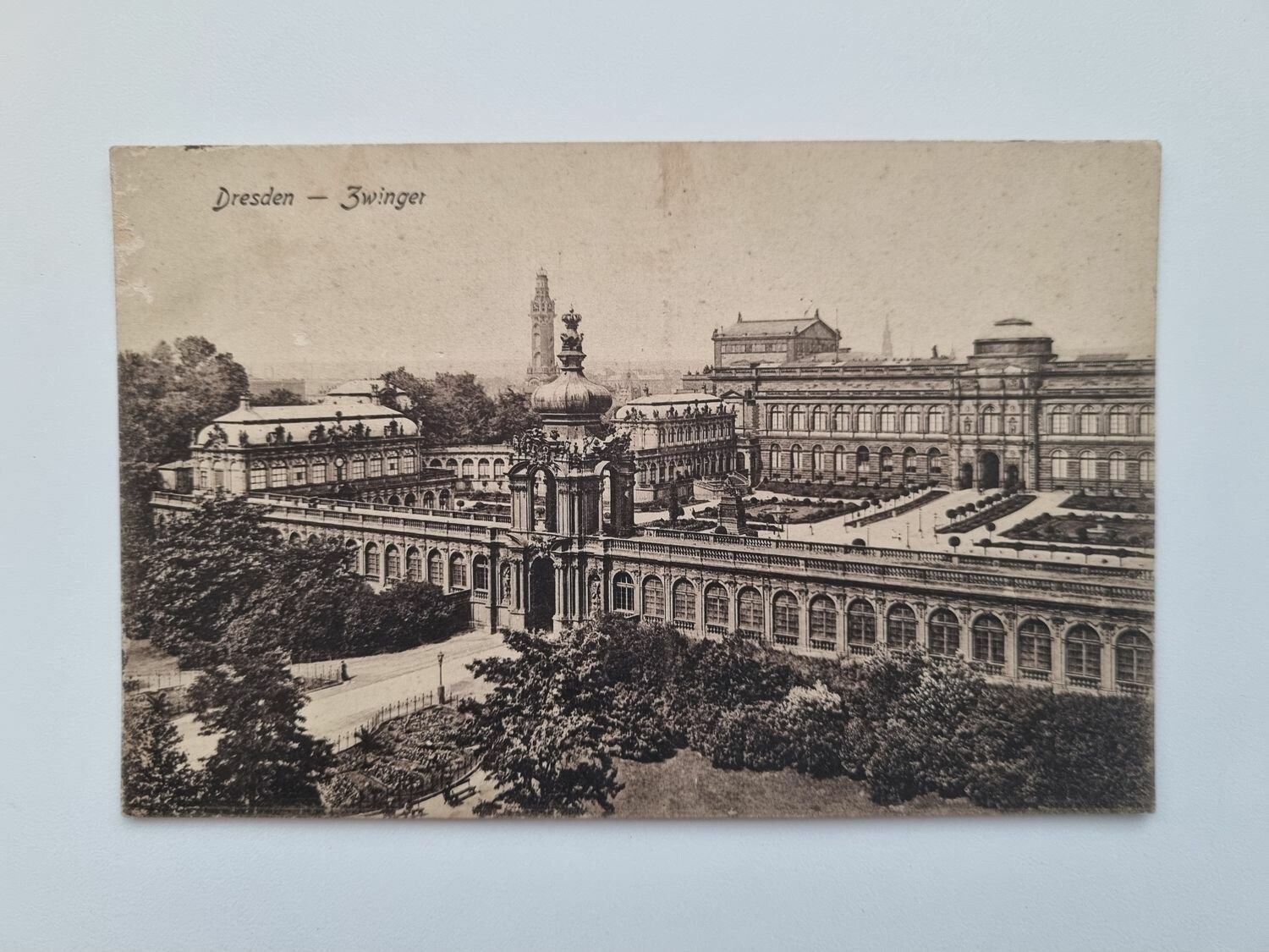 Vykort Zwinger, Dresden