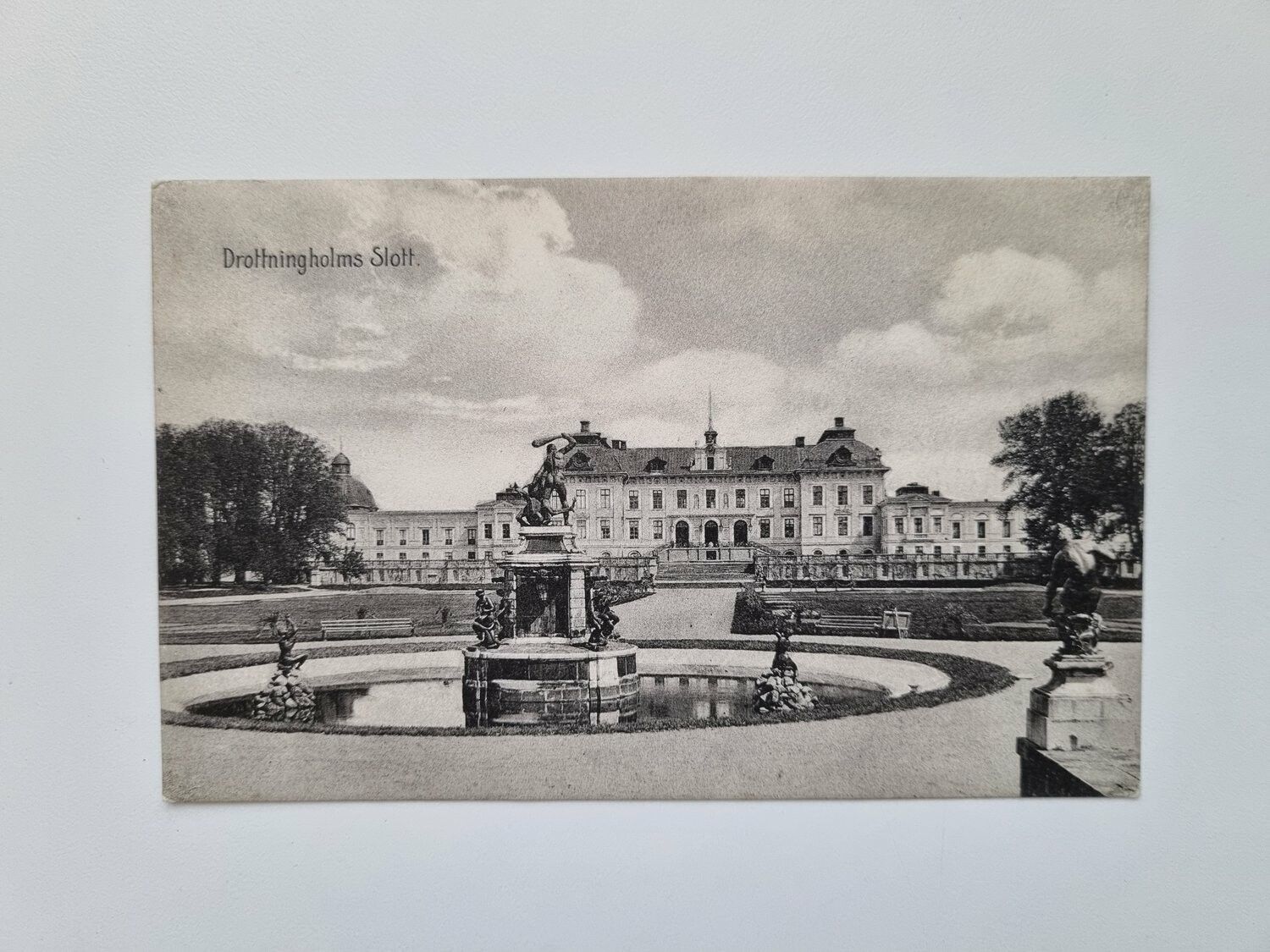 Vykort Drottningholms Slott, 1912