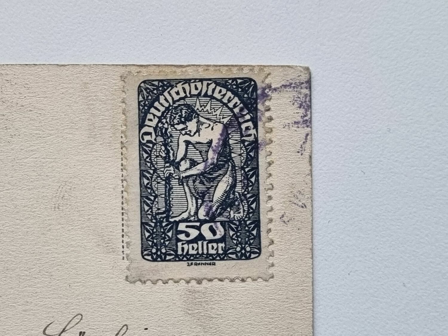 Vykort Dürnstein a. d. Donau, Österrike, 1920