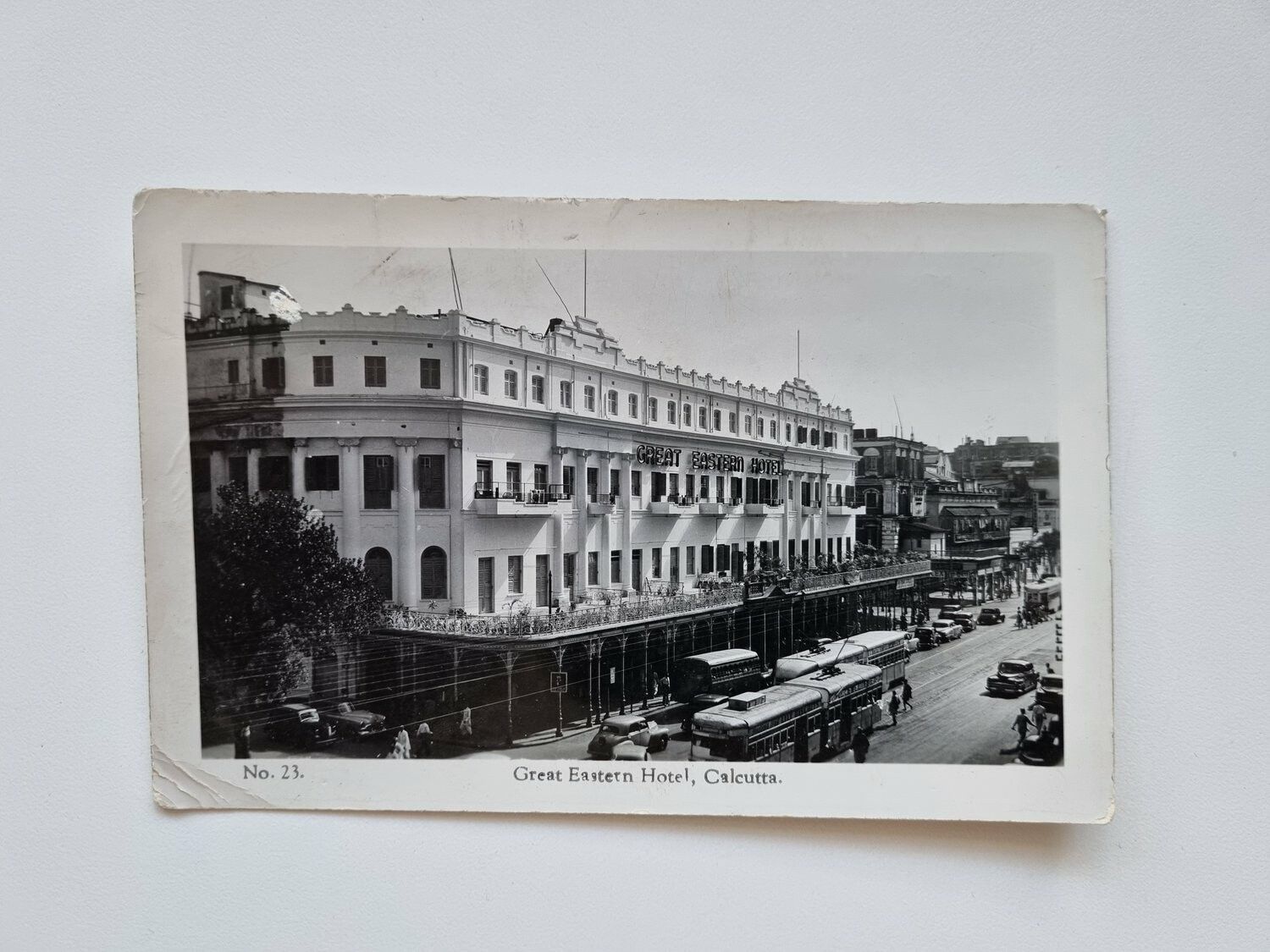 Vykort Eastern Hotel, Calcutta.